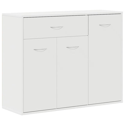 Credenza Bianca 88x30x70 cm in Legno Multistrato | homemem39
