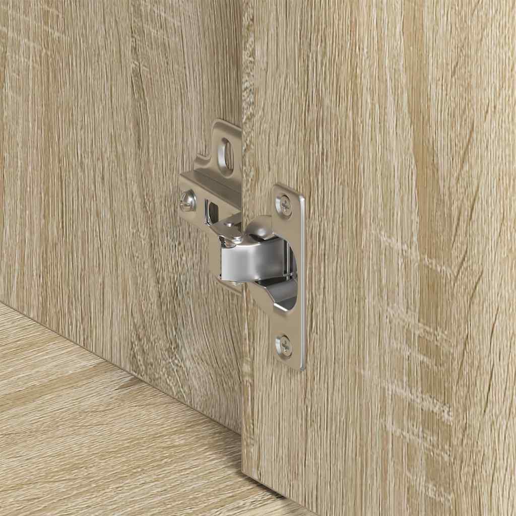 Credenza Rovere Sonoma 88x30x70 cm in Legno Multistrato