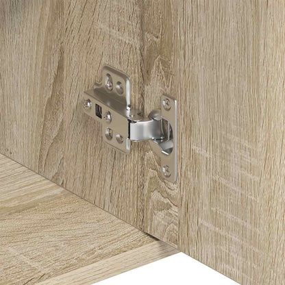 Credenza Rovere Sonoma 88x30x70 cm in Legno Multistrato