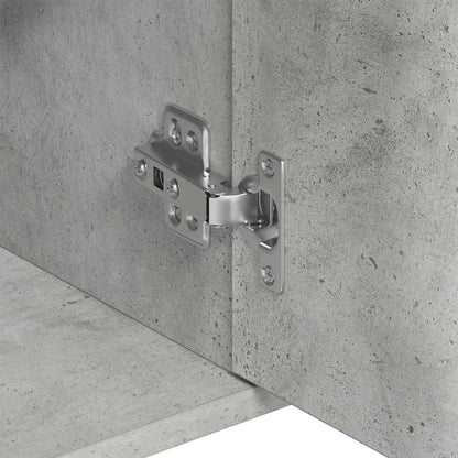 Credenza Grigio Cemento 88x30x70 cm in Legno Multistrato - homemem39