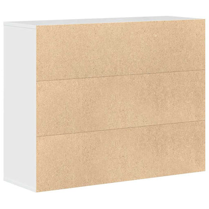 Credenza Bianco Lucido 88x30x70 cm in Legno Multistrato - homemem39