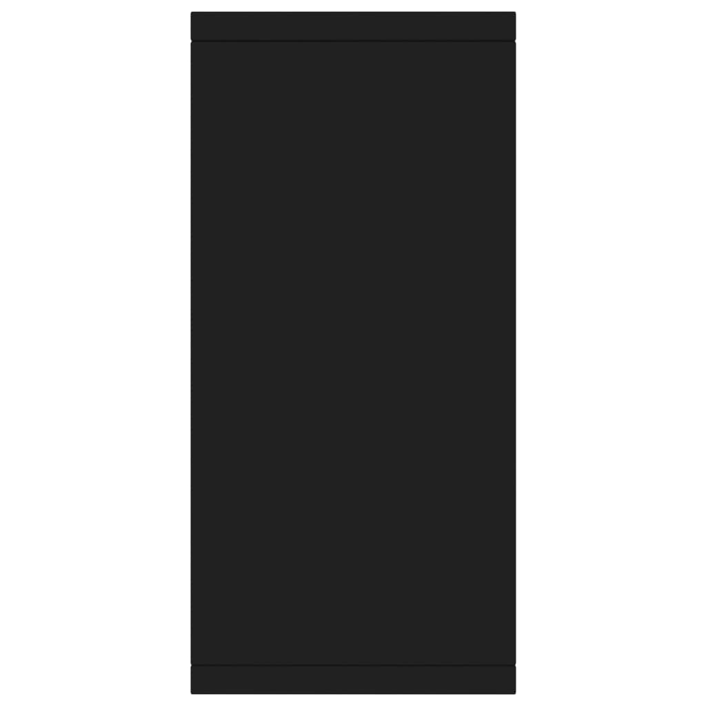 Credenza Nera 88x30x65 cm in Legno Multistrato - homemem39