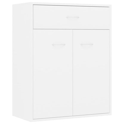 Credenza Bianca 60x30x75 cm in Legno Multistrato - homemem39