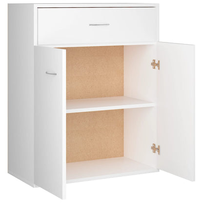 Credenza Bianca 60x30x75 cm in Legno Multistrato - homemem39