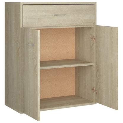 Credenza Rovere Sonoma 60x30x75 cm in Legno Multistrato - homemem39
