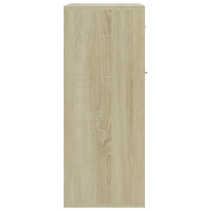 Credenza Rovere Sonoma 60x30x75 cm in Legno Multistrato - homemem39