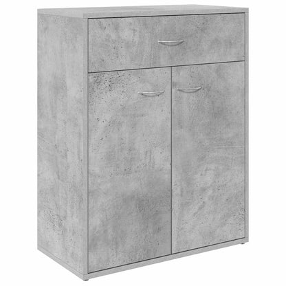 Credenza Grigio Cemento 60x30x75 cm in Legno Multistrato