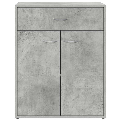 Credenza Grigio Cemento 60x30x75 cm in Legno Multistrato