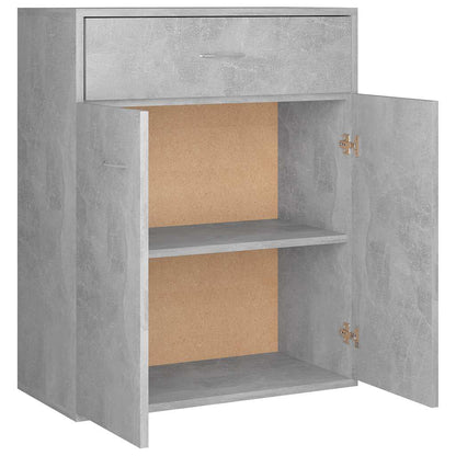 Credenza Grigio Cemento 60x30x75 cm in Legno Multistrato - homemem39