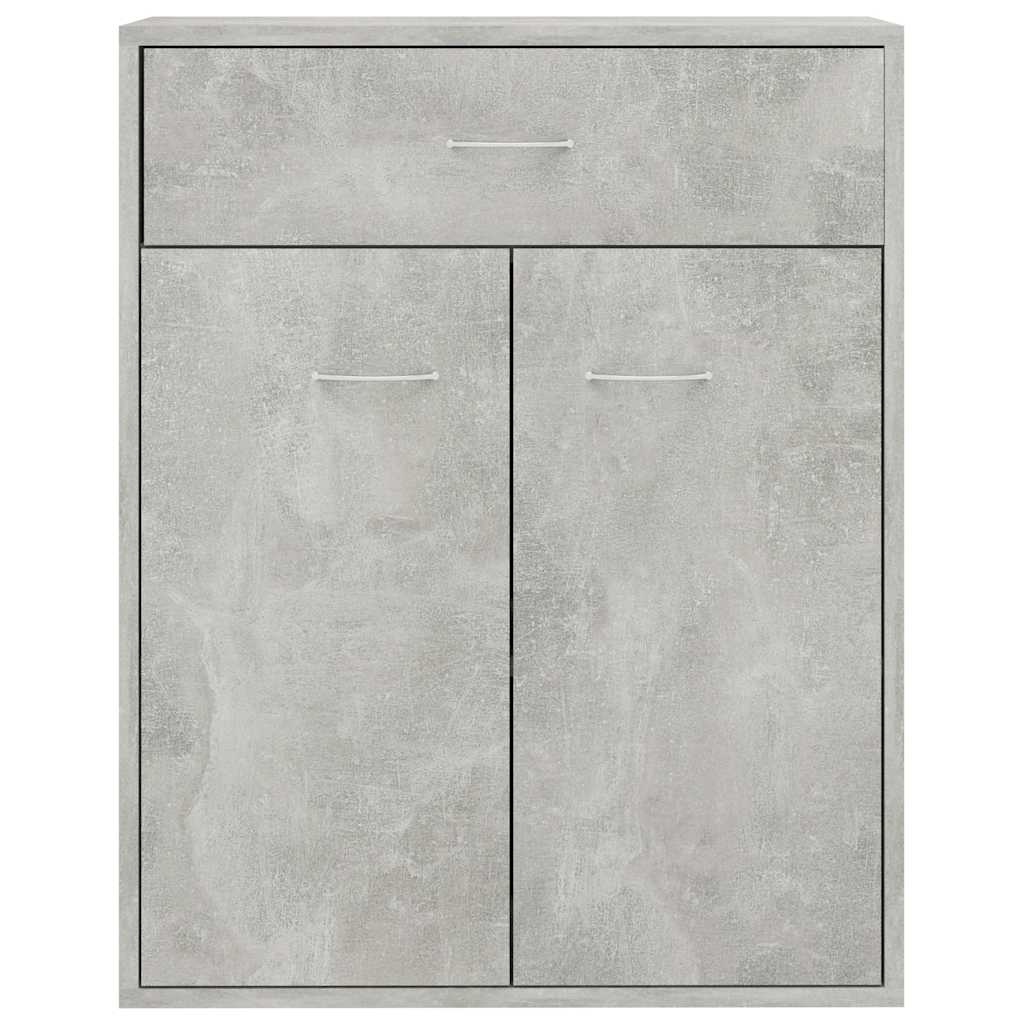 Credenza Grigio Cemento 60x30x75 cm in Legno Multistrato - homemem39