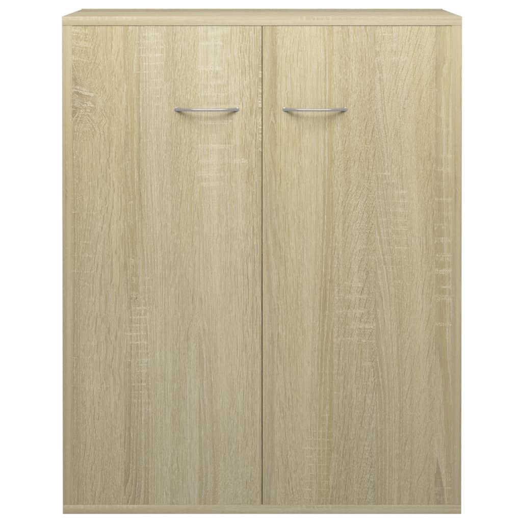 Credenza Rovere Sonoma 60x30x75 cm in Legno Multistrato - homemem39