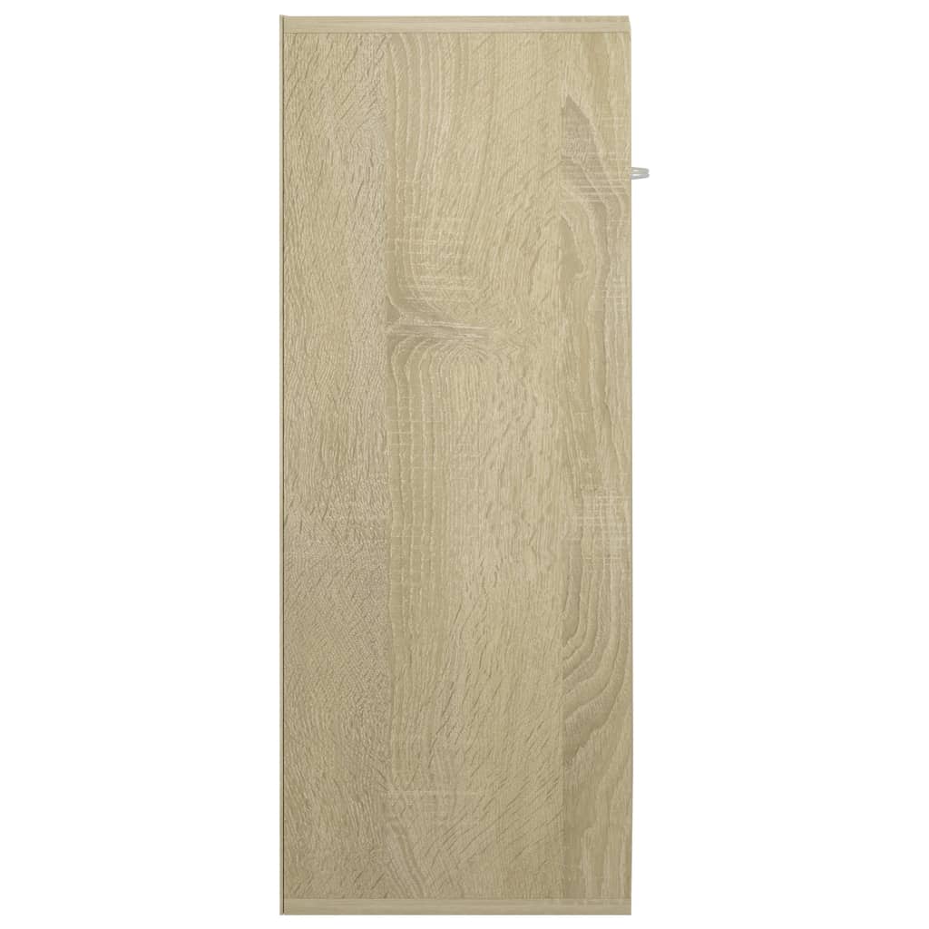 Credenza Rovere Sonoma 60x30x75 cm in Legno Multistrato - homemem39