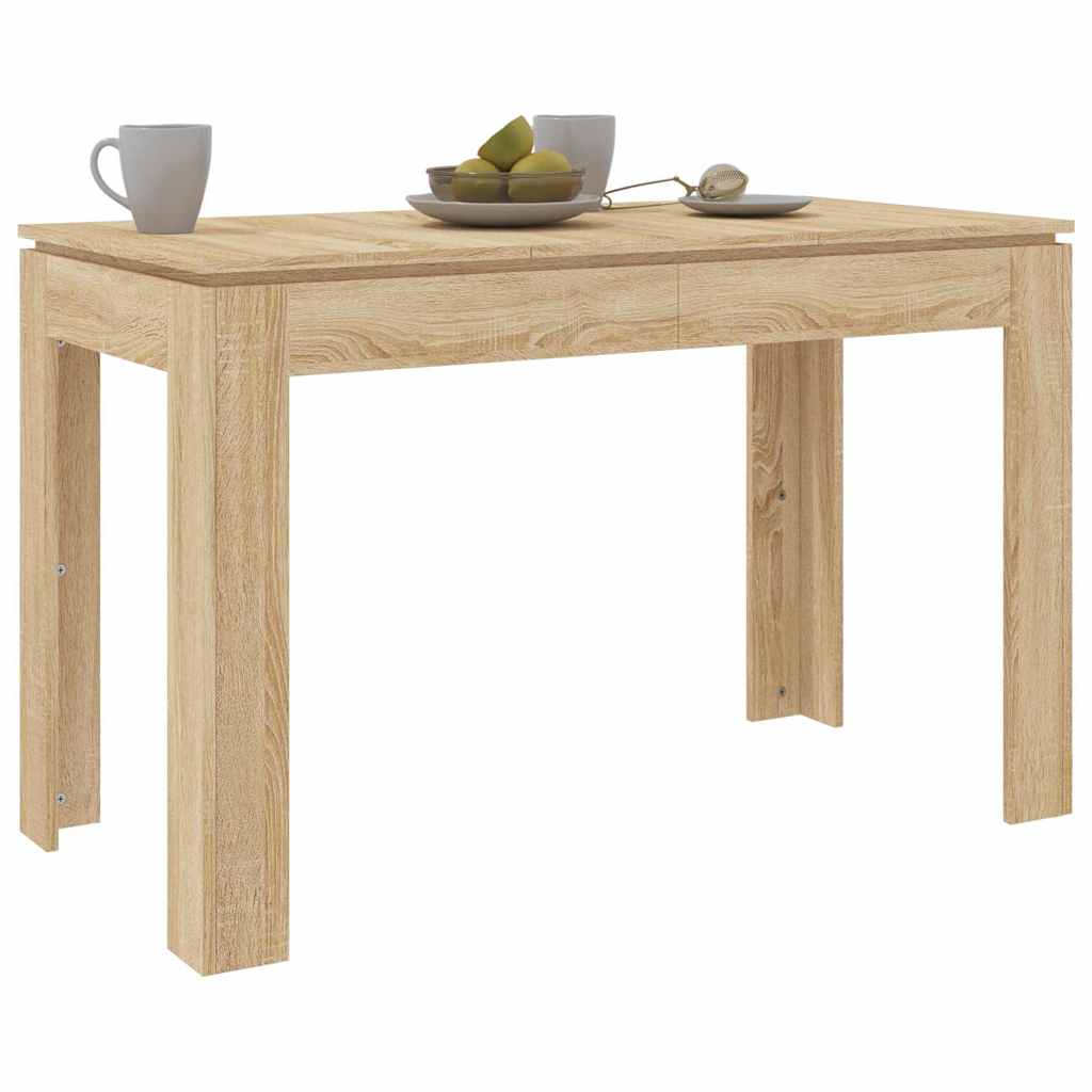 Tavolo da Pranzo Rovere Sonoma 120x60x76cm in Legno Multistrato | homemem39