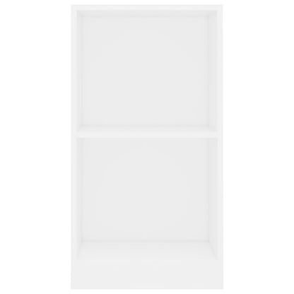 Libreria Bianca 40x24x75 cm in Legno Multistrato | homemem39