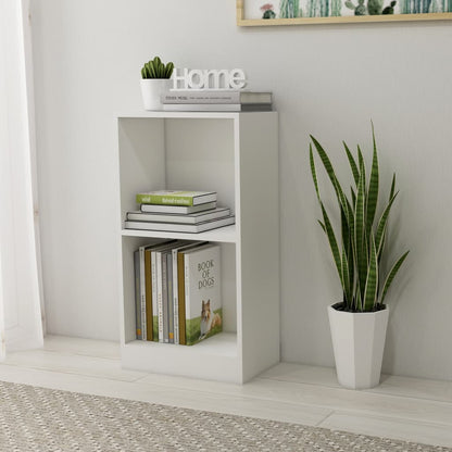 Libreria Bianca 40x24x75 cm in Legno Multistrato | homemem39