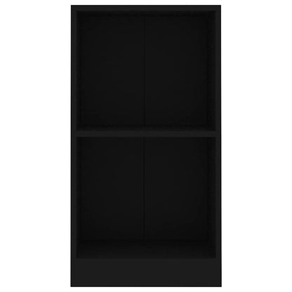 Libreria Nera 40x24x75 cm in Legno Multistrato | homemem39
