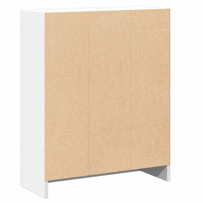 Libreria Bianca 60x24x76 cm in Legno Multistrato | homemem39