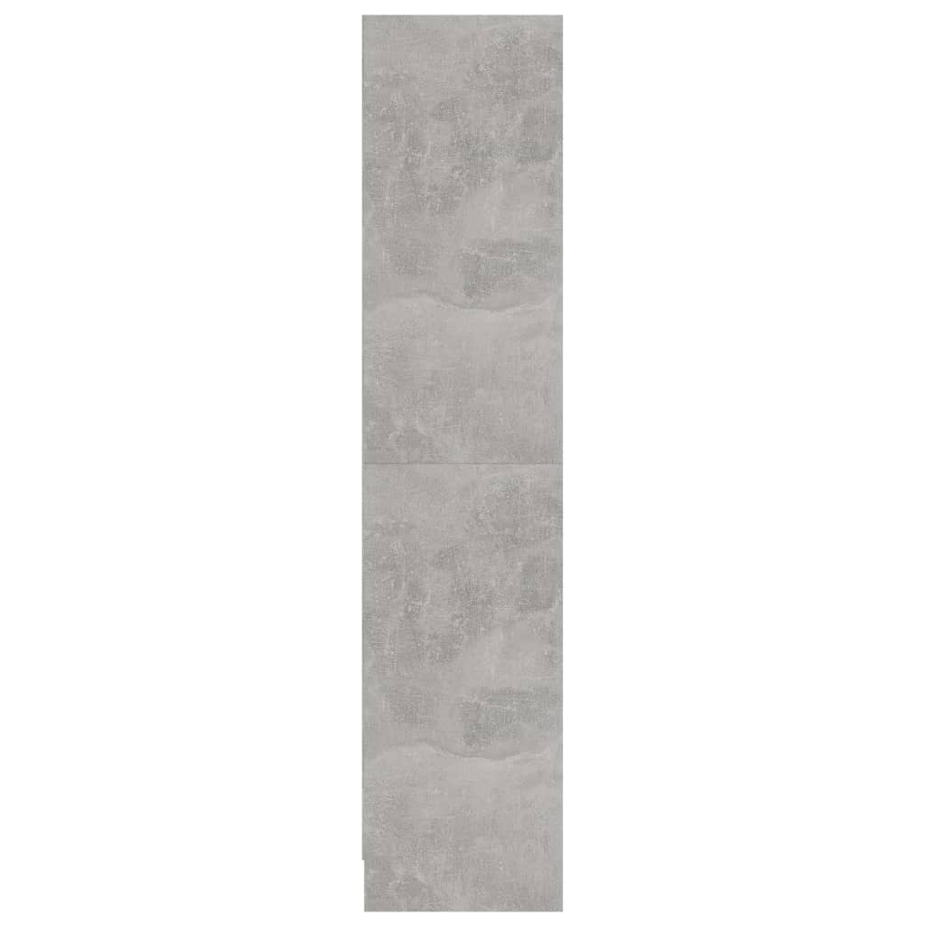 Libreria a 3 Ripiani Cemento 60x24x109 cm in Legno Multistrato | homemem39