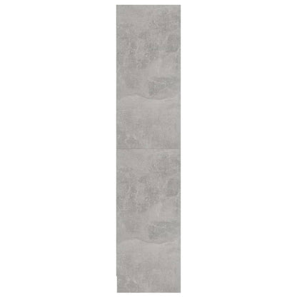 Libreria a 3 Ripiani Cemento 60x24x109 cm in Legno Multistrato | homemem39