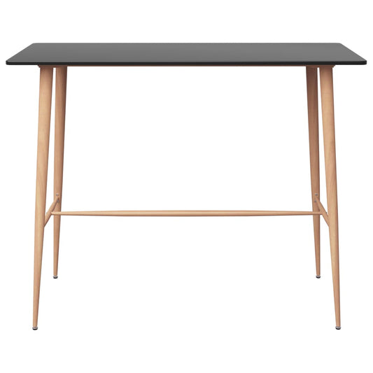 Tavolo da Bar Nero 120x60x105 cm | homemem39