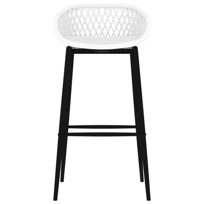 Sgabelli da Bar 4 pz Bianchi