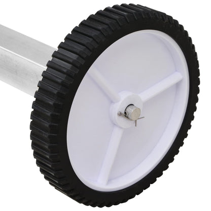 Rullo di Copertura per Piscina con Base in Acciaio Inox - homemem39