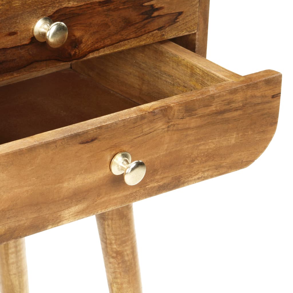 Comodino 40x30x58 cm in Legno Massello di Mango | homemem39