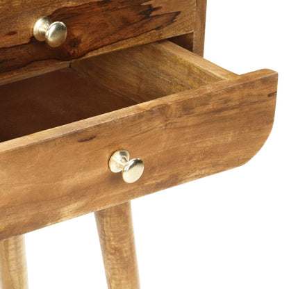 Comodino 40x30x58 cm in Legno Massello di Mango | homemem39