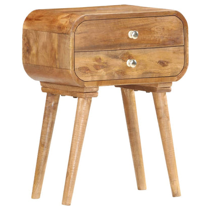 Comodino 40x30x58 cm in Legno Massello di Mango | homemem39