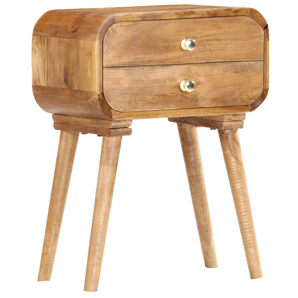 Comodino 40x30x58 cm in Legno Massello di Mango | homemem39