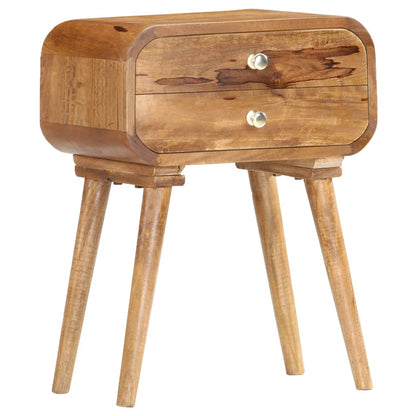 Comodino 40x30x58 cm in Legno Massello di Mango | homemem39