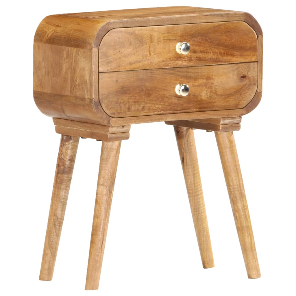 Comodino 40x30x58 cm in Legno Massello di Mango | homemem39
