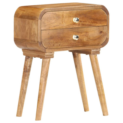 Comodino 40x30x58 cm in Legno Massello di Mango | homemem39