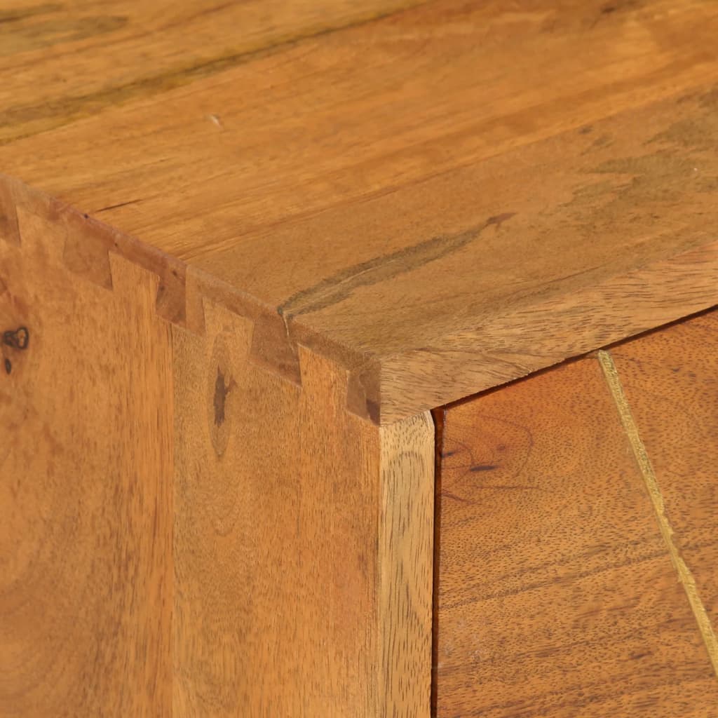 Mobile Porta TV 85x35x47 cm in Legno Massello di Mango | homemem39