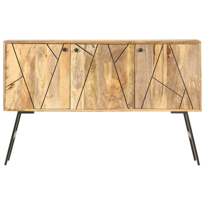 Credenza 118x30x75 cm in Legno Massello di Mango - homemem39