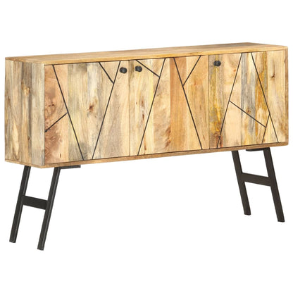 Credenza 118x30x75 cm in Legno Massello di Mango - homemem39