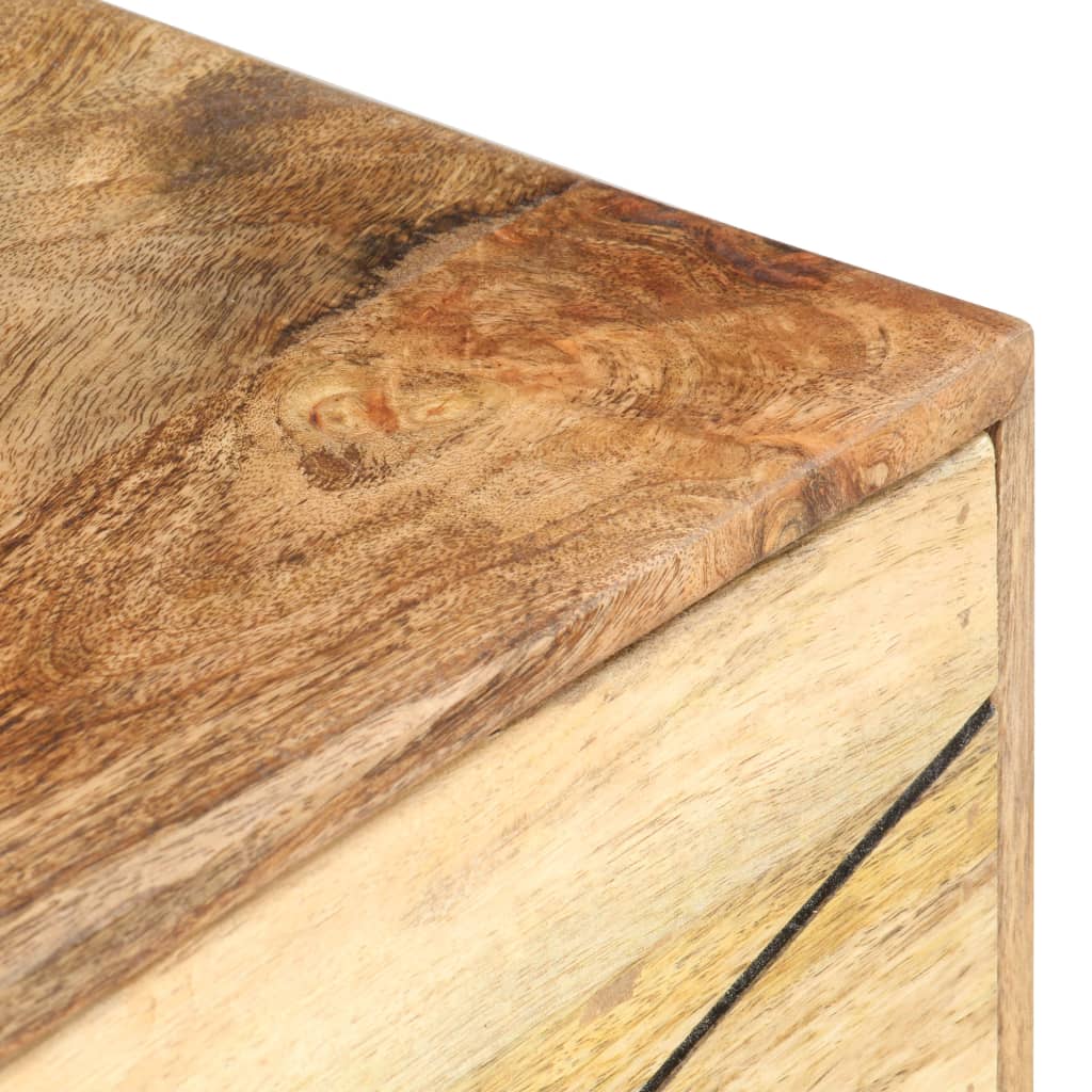 Comodino 40x30x50 cm in Legno Massello di Mango | homemem39