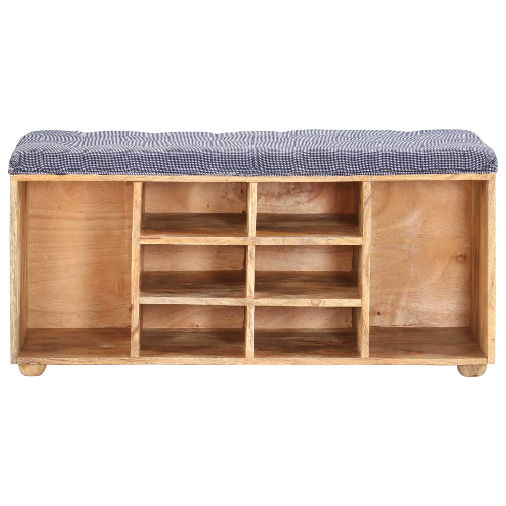 Panca da Ingresso 100x35x47 cm in Legno Massello di Mango | homemem39