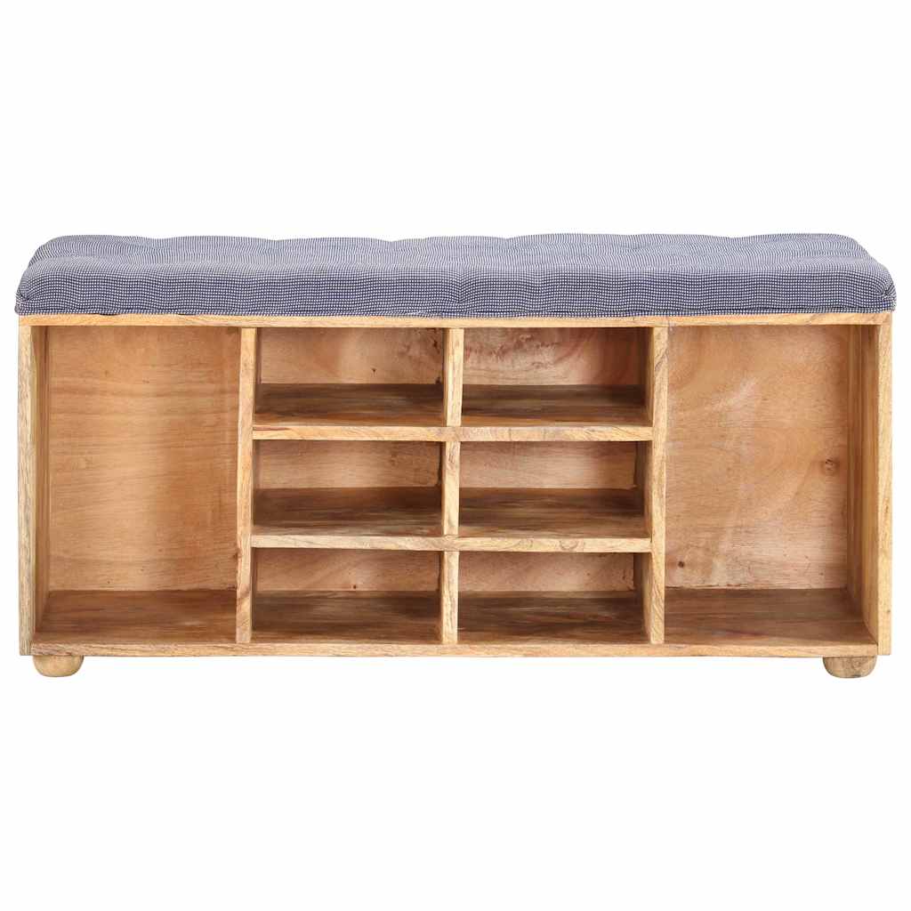 Panca da Ingresso 100x35x47 cm in Legno Massello di Mango