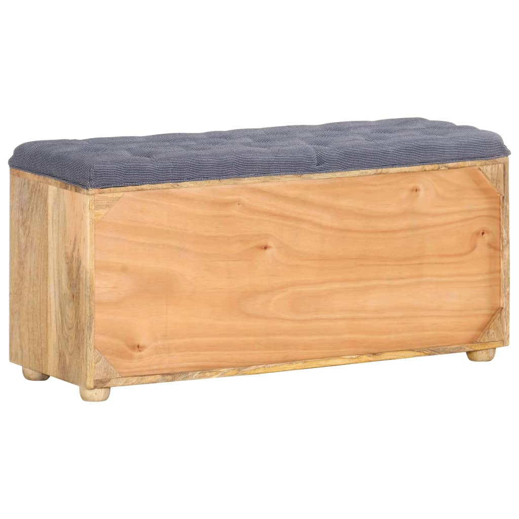 Panca da Ingresso 100x35x47 cm in Legno Massello di Mango | homemem39