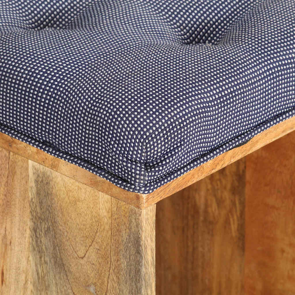 Panca da Ingresso 100x35x47 cm in Legno Massello di Mango