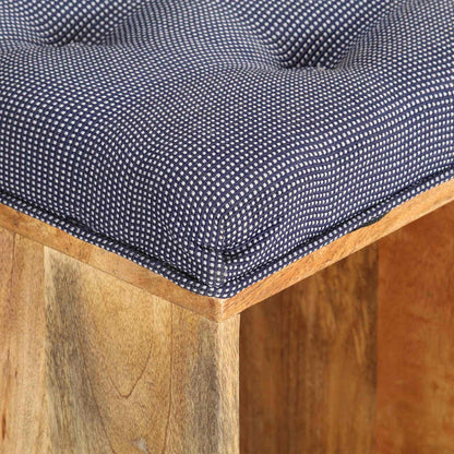 Panca da Ingresso 100x35x47 cm in Legno Massello di Mango