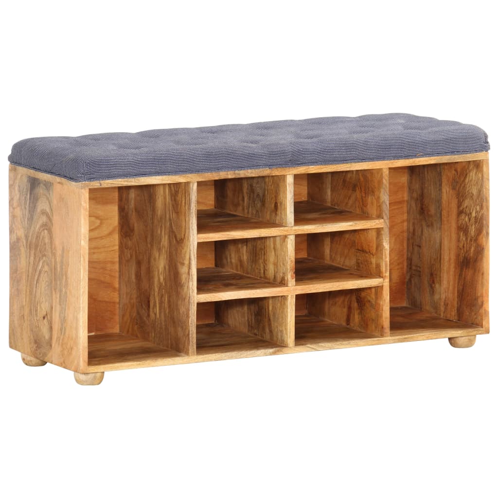 Panca da Ingresso 100x35x47 cm in Legno Massello di Mango | homemem39