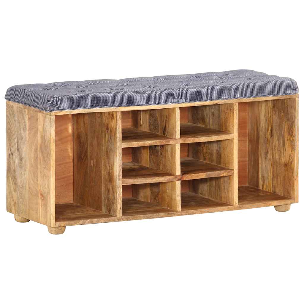 Panca da Ingresso 100x35x47 cm in Legno Massello di Mango