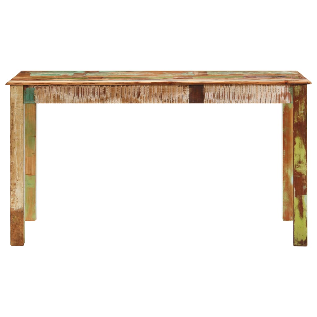 Tavolo da Pranzo in Legno Massello di Recupero 140x70x76 cm | homemem39