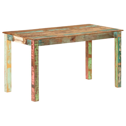 Tavolo da Pranzo in Legno Massello di Recupero 140x70x76 cm | homemem39