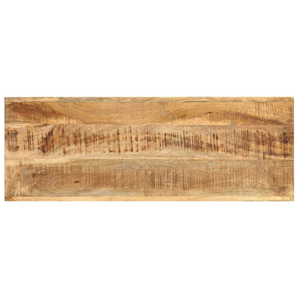 Tavolo Consolle 110x35x76 cm in Legno Massello di Mango