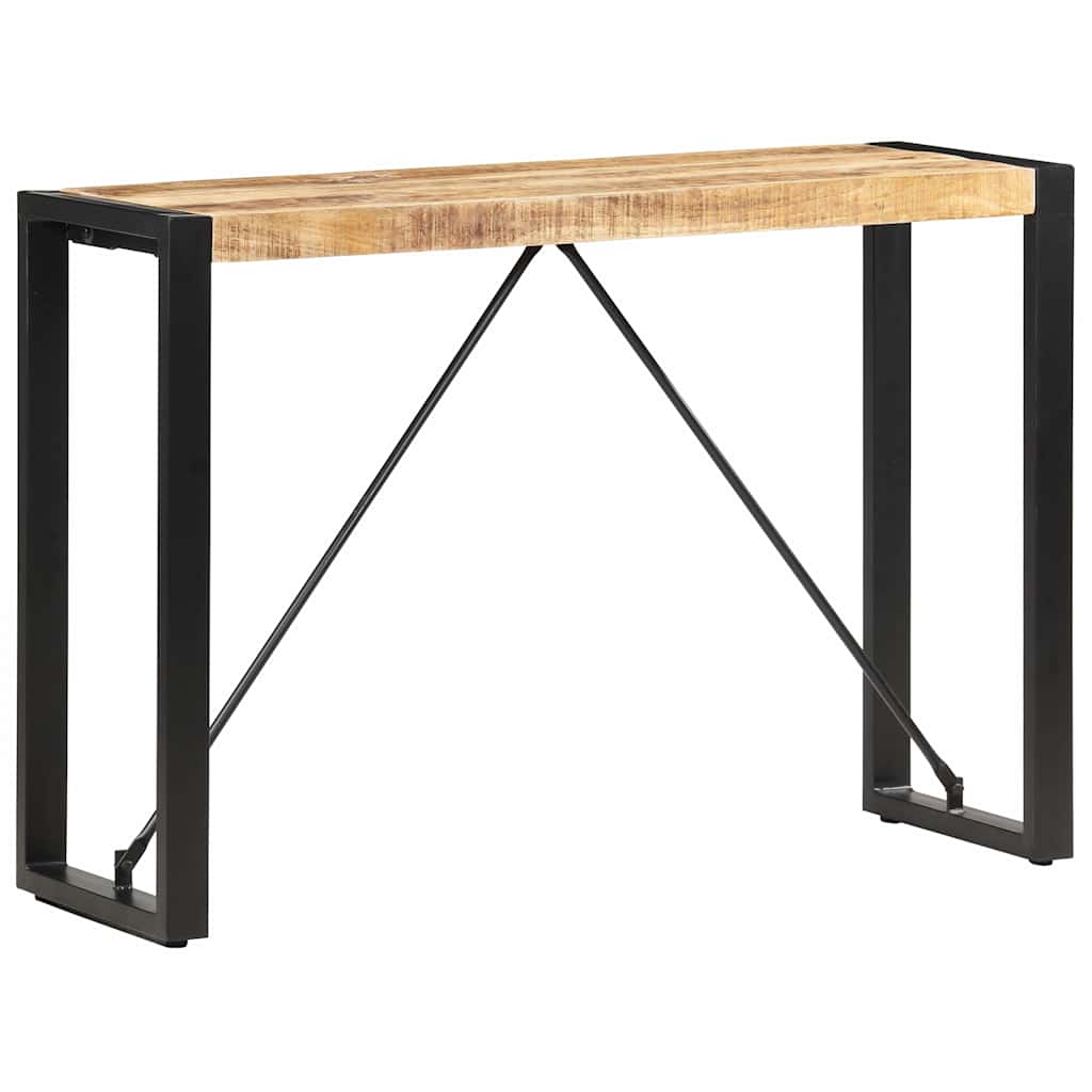 Tavolo Consolle 110x35x76 cm in Legno Massello di Mango