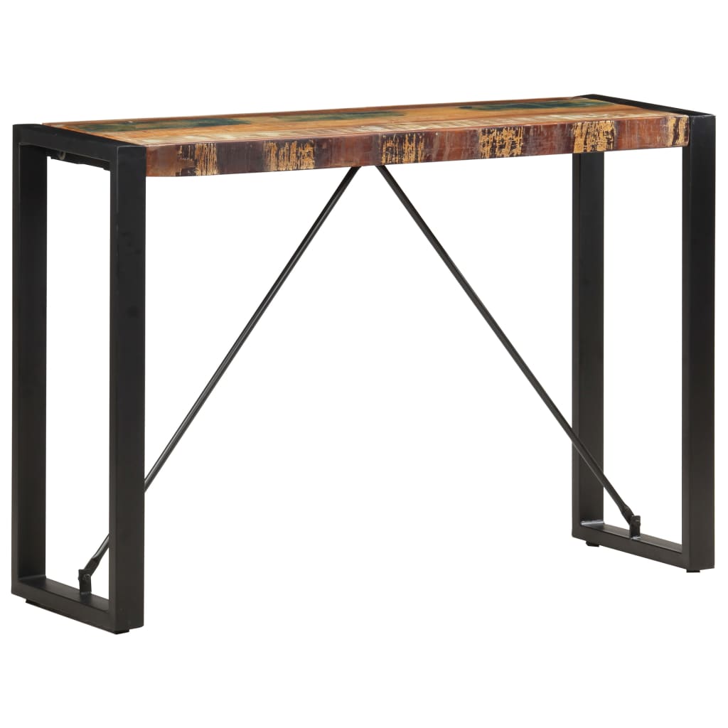 Tavolo Consolle 110x35x76 cm in Legno Massello di Recupero | homemem39