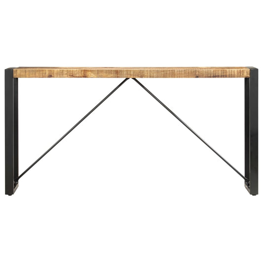 Tavolo Consolle 150x35x76 cm in Legno Massello di Mango | homemem39